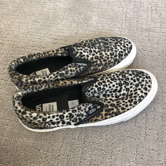 vans with cheetah fur